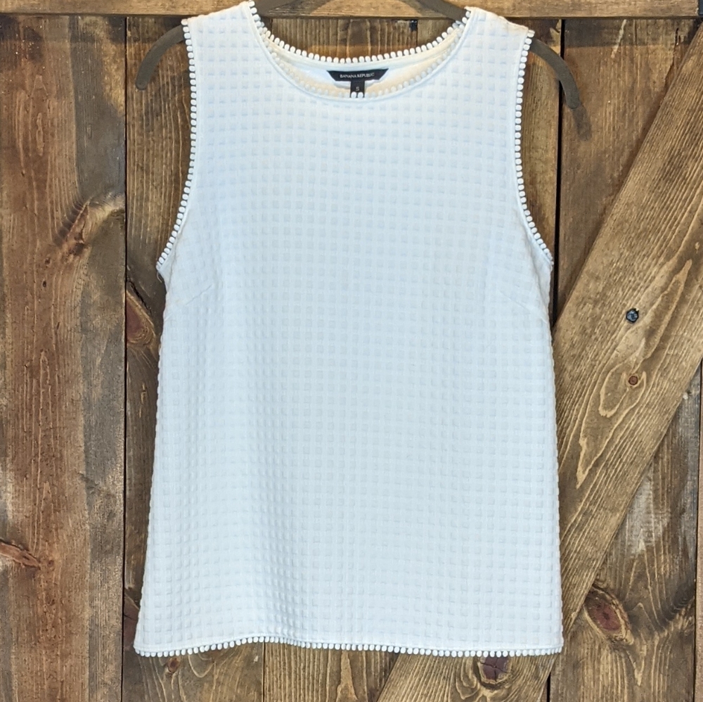Banana Republic white tank top